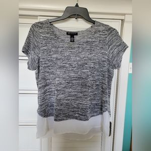 INC International Concepts Black Top size large